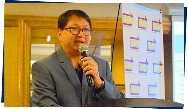 DSAP Chairman Joey Sarmiento during Welcome Remarks